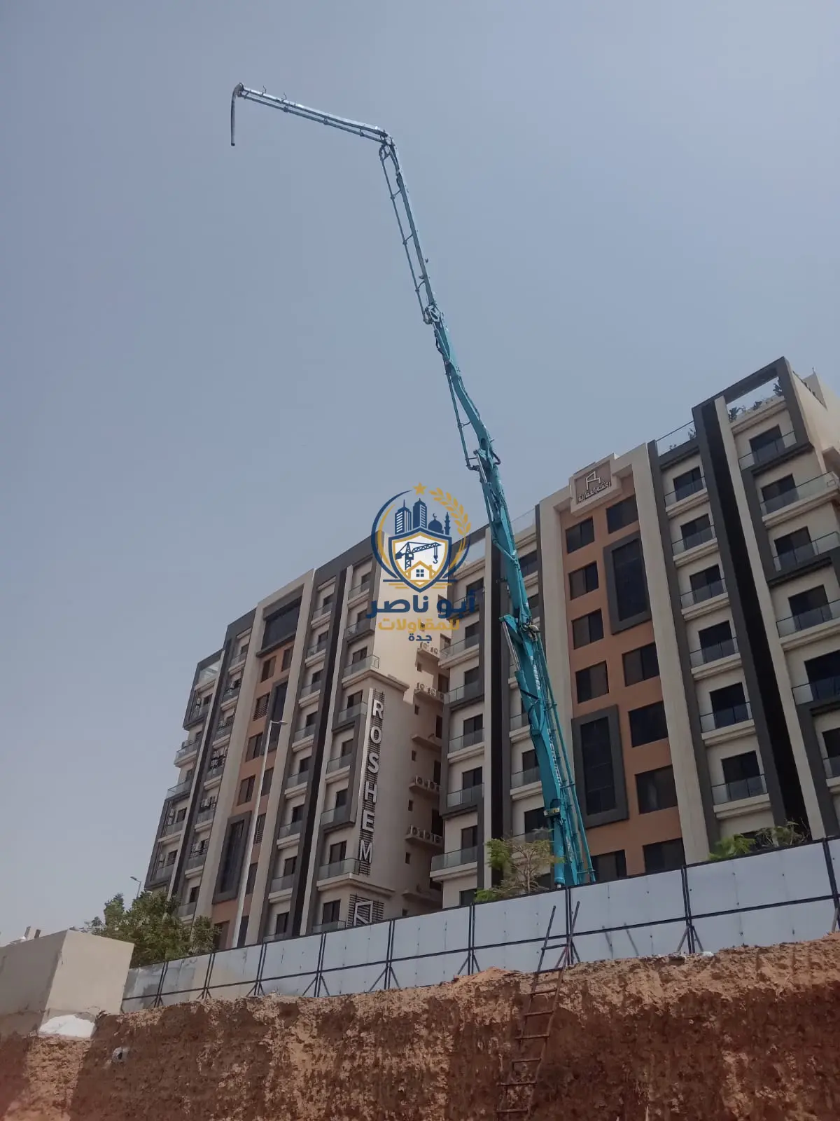 صب الخرسانة بالمضخة